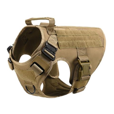 Military Tactical Dog Harness-Adjustable Pet Dog Back