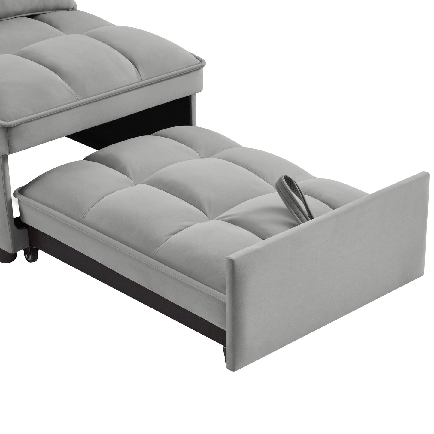 4 in 1 Multi-Function Single Sofa Bed with Storage Pockets