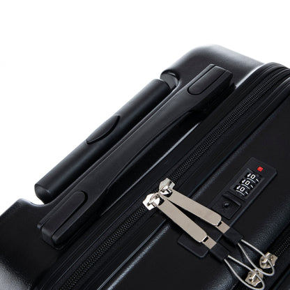 14" & 20"ABS Spinner Wheel Luggage Set with Cosmetic Case