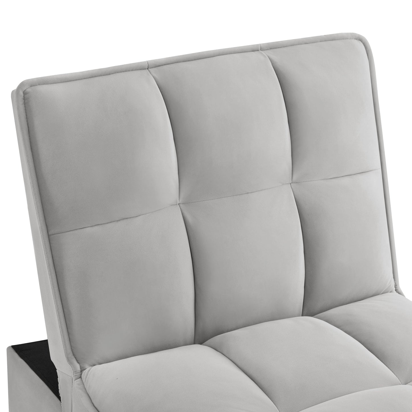 4 in 1 Multi-Function Single Sofa Bed with Storage Pockets
