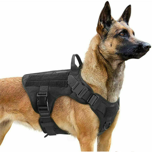 Military Tactical Dog Harness-Adjustable Pet Dog Back