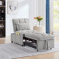 4 in 1 Multi-Function Single Sofa Bed with Storage Pockets