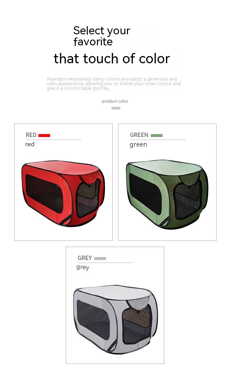 Small And Medium-sized Dog Portable Car Cage