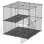 2Tier Cat Cage Indoor Playpen with Climbing Ladder 2 Doors for 1-2 Cats