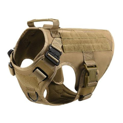 Military Tactical Dog Harness-Adjustable Pet Dog Back