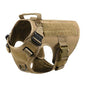 Military Tactical Dog Harness-Adjustable Pet Dog Back