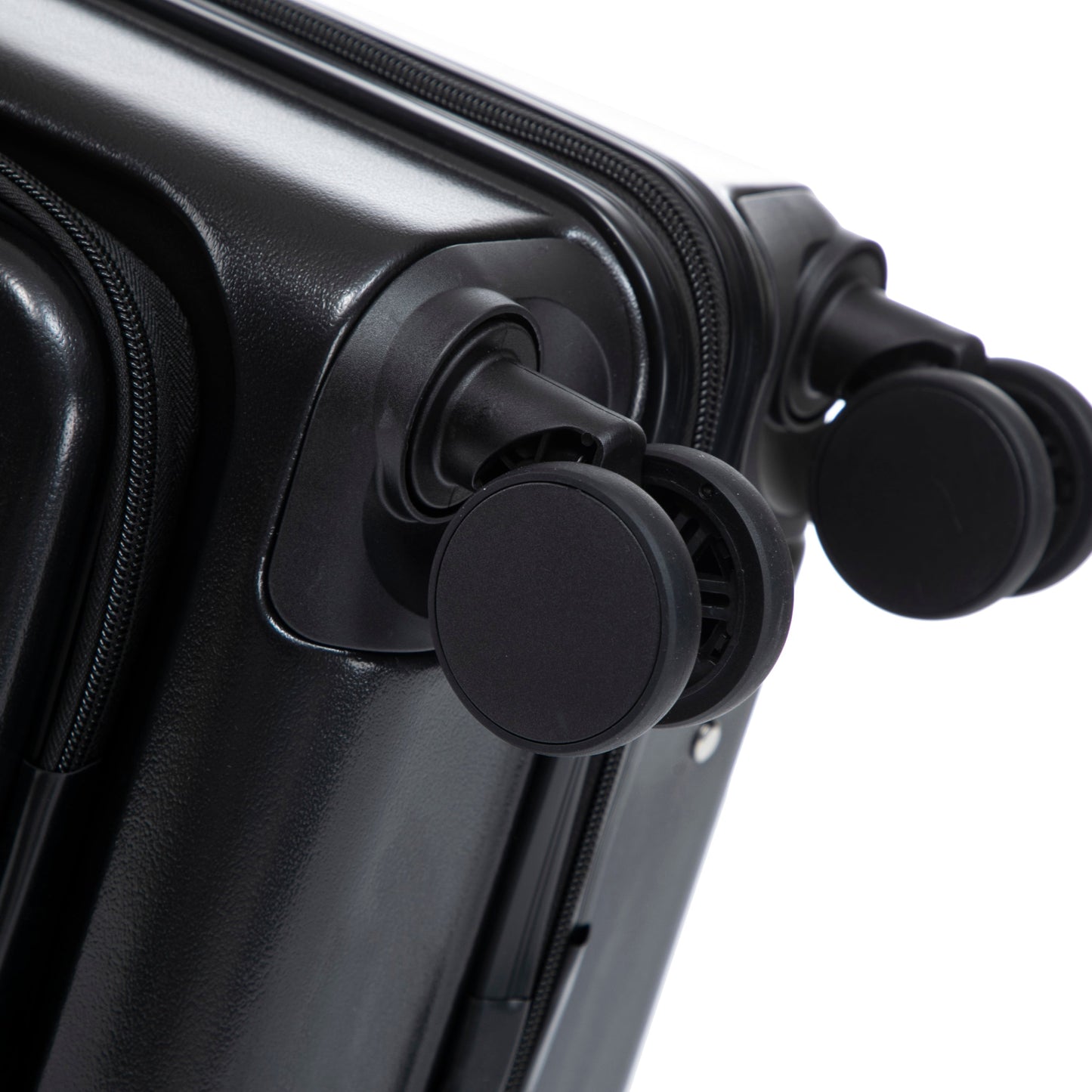 14" & 20"ABS Spinner Wheel Luggage Set with Cosmetic Case