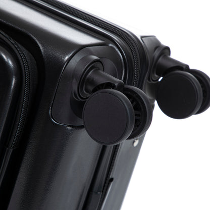 14" & 20"ABS Spinner Wheel Luggage Set with Cosmetic Case