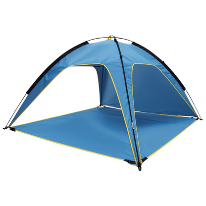 Beach Tent Canopy for 4-6 Person with 3 Door Openings & Carrying Bag