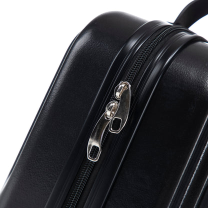 14" & 20"ABS Spinner Wheel Luggage Set with Cosmetic Case