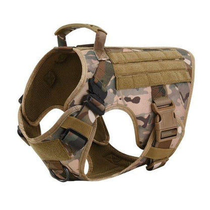 Military Tactical Dog Harness-Adjustable Pet Dog Back