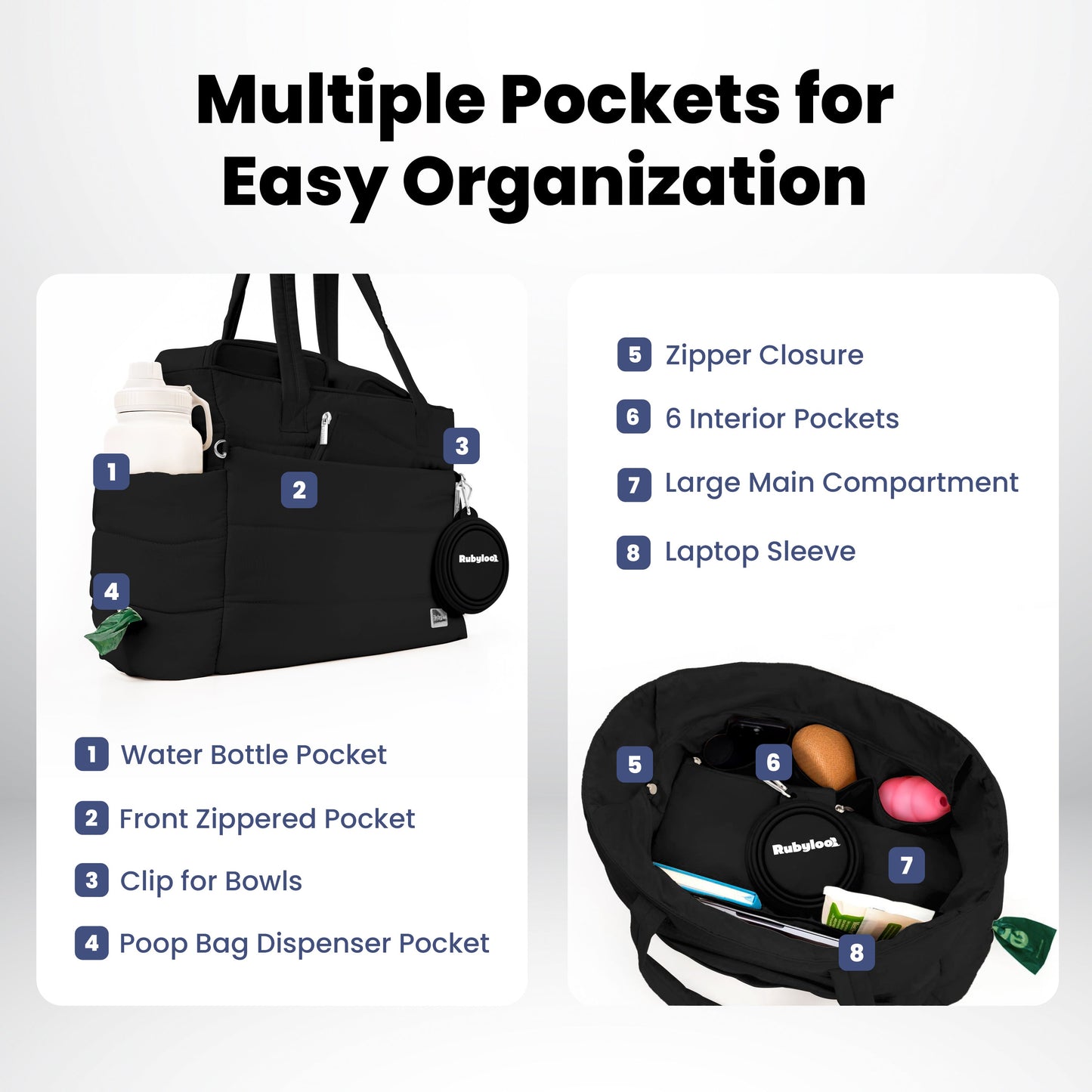 Puffer Dog Travel Bag for Dog Pawents