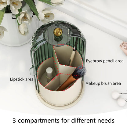 Rotating Makeup Brushes Organizer