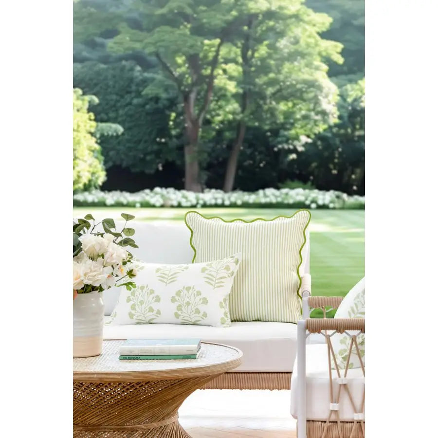 Scalloped Throw Pillow Cover