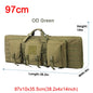 LQARMY 32 38 42 48 inch Tactical Double Rifle Case Molle Rifle Bag Sniper Airsoft Gun Case Backpack Hunting Gun Holster