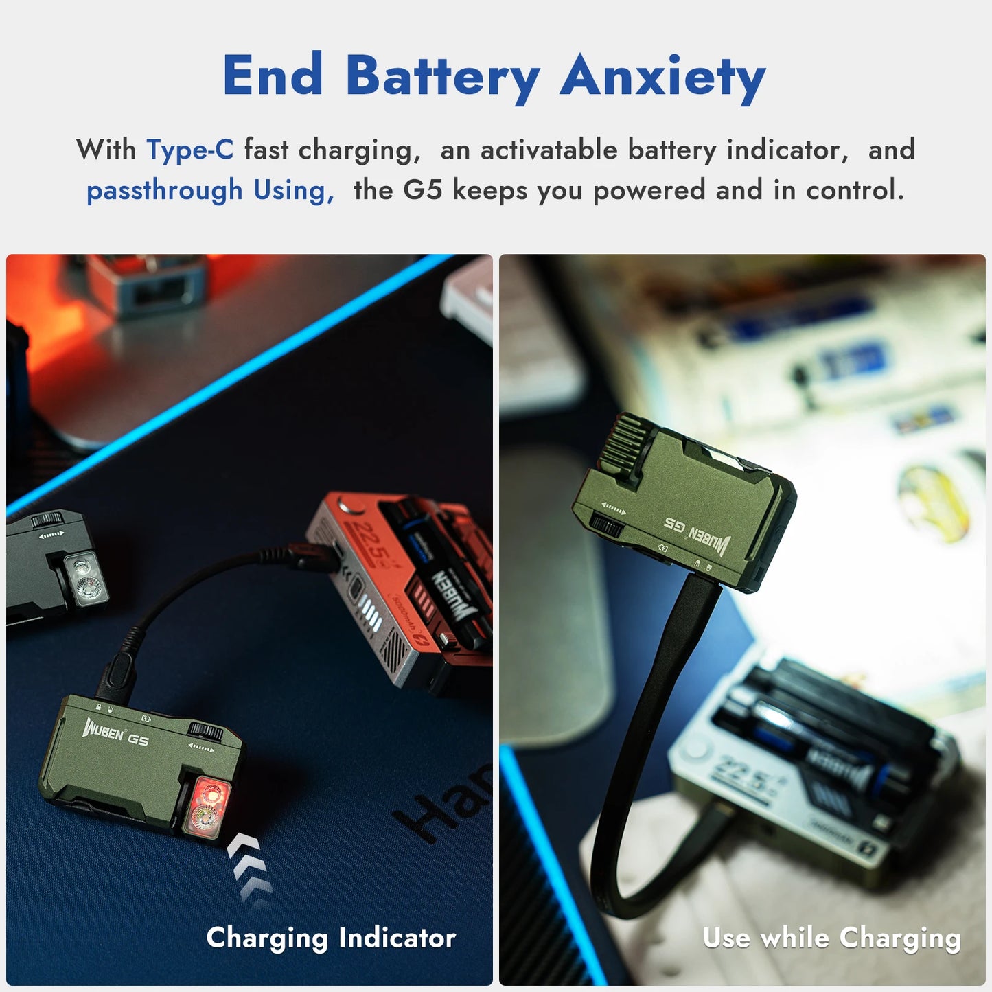 Rechargeable EDC Flashlight