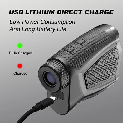 NOHAWK 1000yds Golf Rangefinder, M/Y Unit Switching, Flag Lock, Slope Compensation Distance with Magnetic Function for Golf