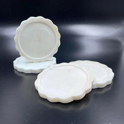 Scalloped Stone Coasters