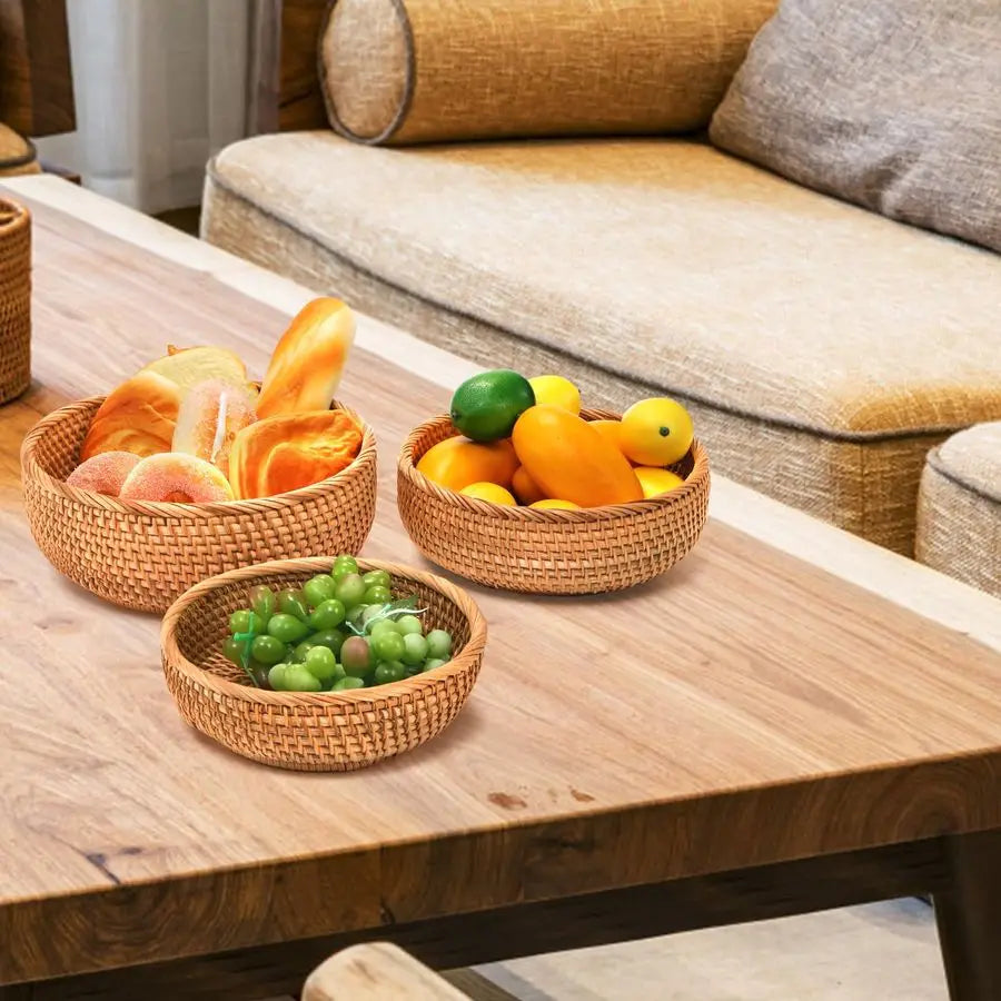 Rattan Serving Baskets