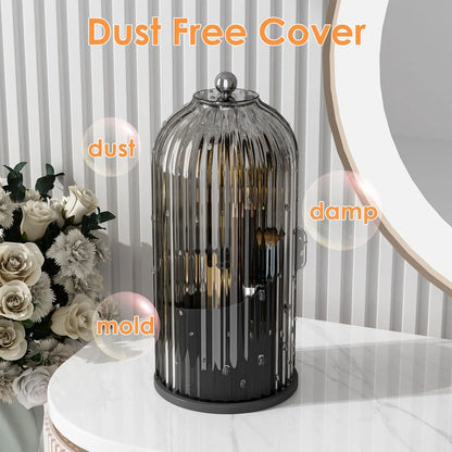 Rotating Makeup Brushes Organizer