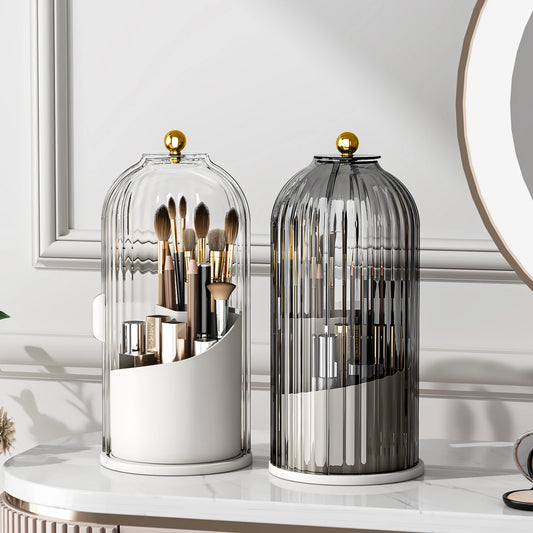Rotating Makeup Brushes Organizer