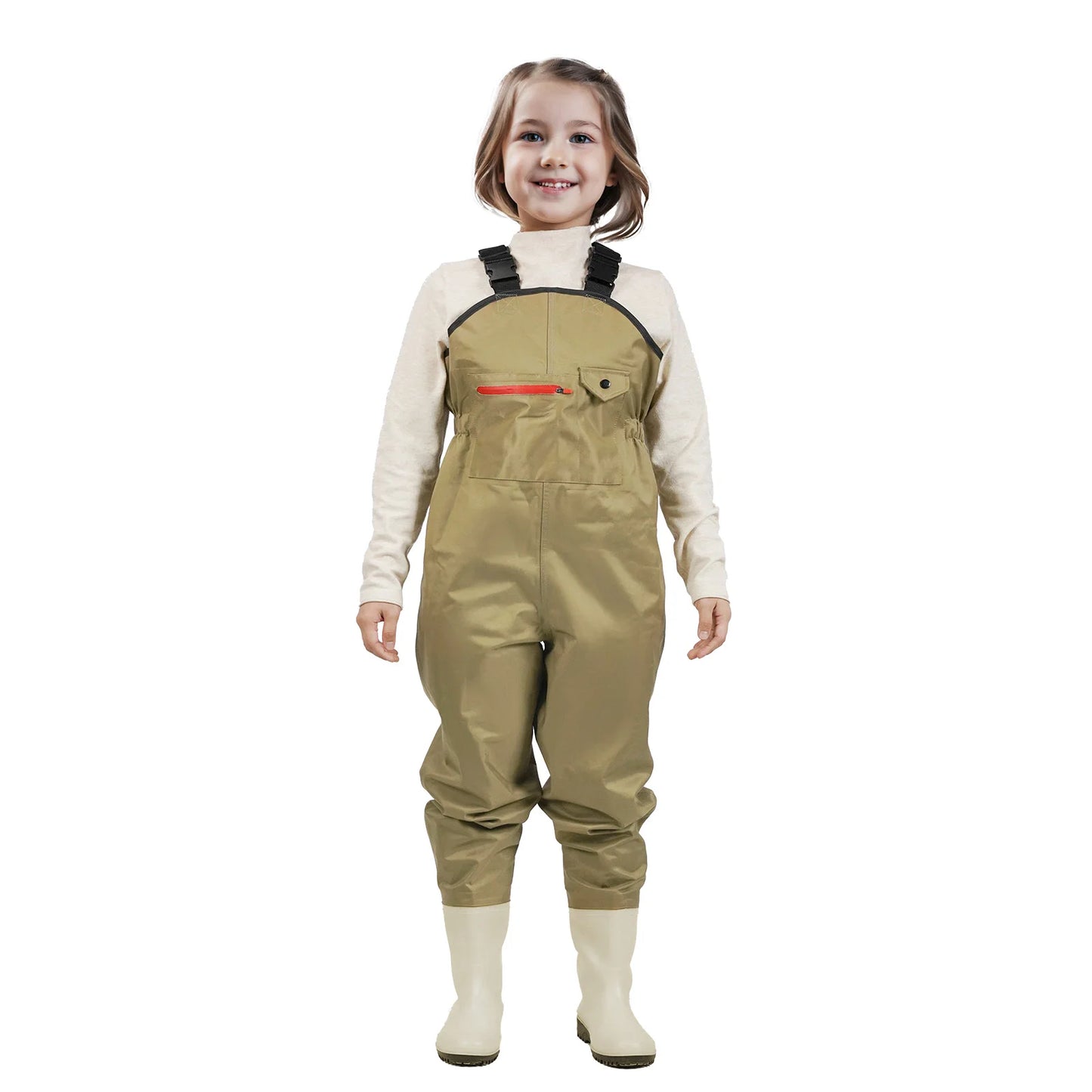 Waterproof Youth Waders with Boots  for Children
