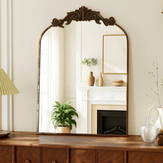 Vintage Arched Wall Mirror