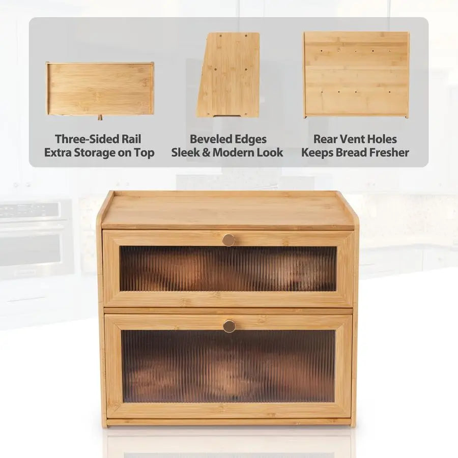 Bamboo Bread Box