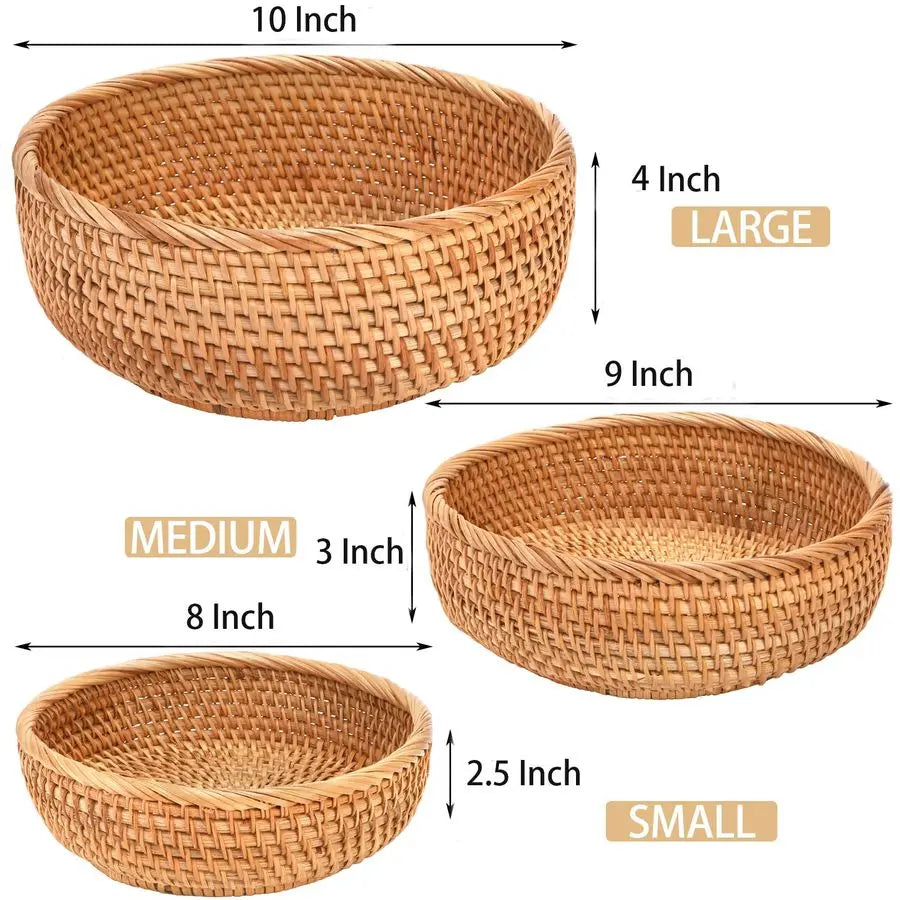 Rattan Serving Baskets