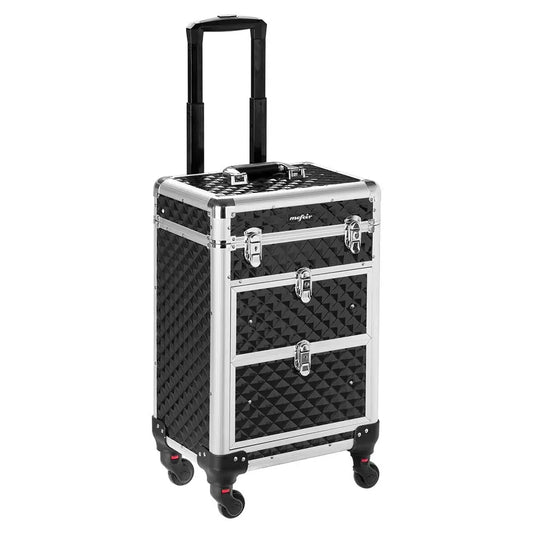 Rolling Makeup Case with Lock