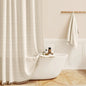 Linen Tassel Shower Curtain