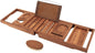 Expandable Teak Bathtub Tray