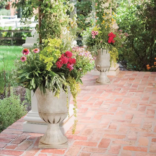 22" Resin Urn Planters