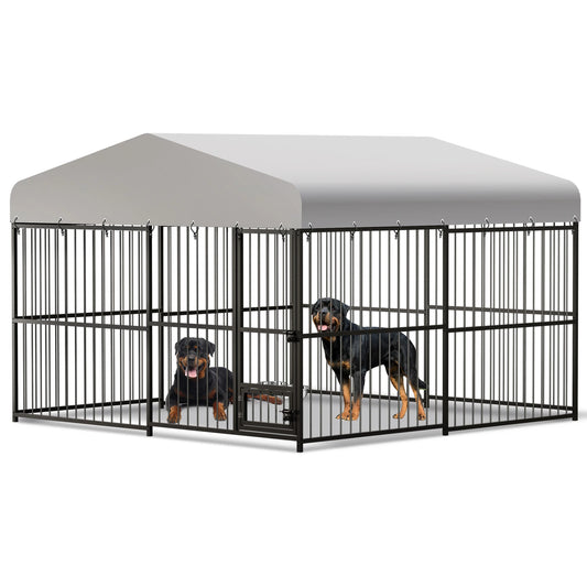 Outdoor Heavy-Duty Pet Cage - UV-Resistant