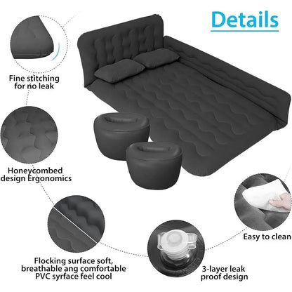 Car Air Mattress with Electric Pump