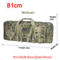 LQARMY 32 38 42 48 inch Tactical Double Rifle Case Molle Rifle Bag Sniper Airsoft Gun Case Backpack Hunting Gun Holster