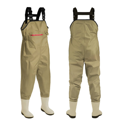 Waterproof Youth Waders with Boots  for Children