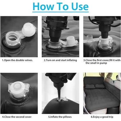 Car Air Mattress with Electric Pump