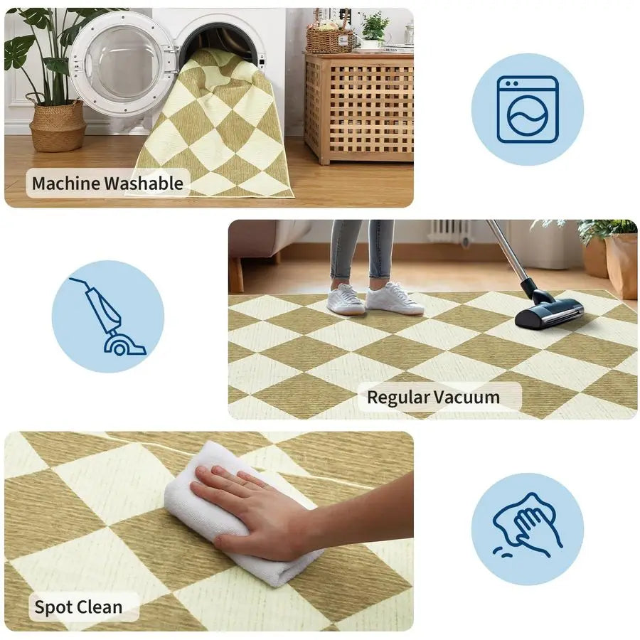 Soft Washable Rug 8x10