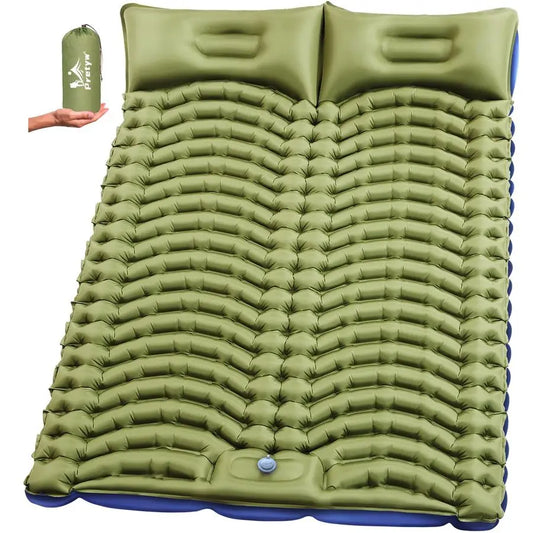 Compact Inflatable 2-Person Portable Mat