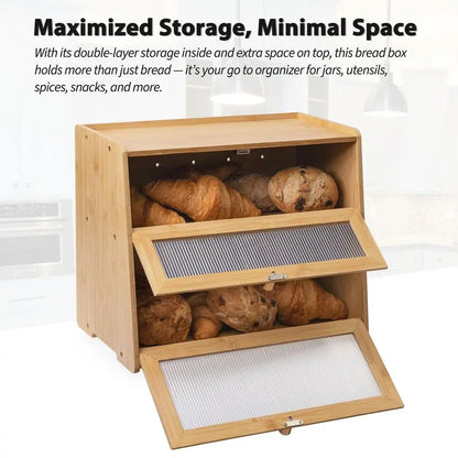 Bamboo Bread Box