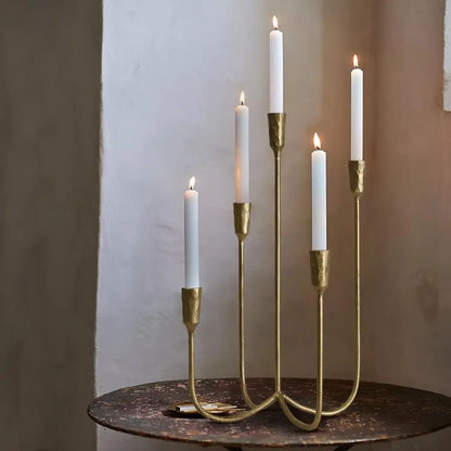 Cast Iron Candelabra Centerpiece