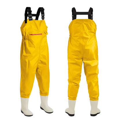 Waterproof Youth Waders with Boots  for Children
