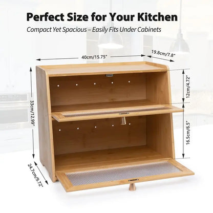 Bamboo Bread Box