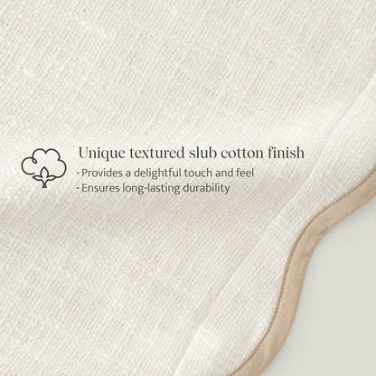 Scalloped Throw Pillow Cover