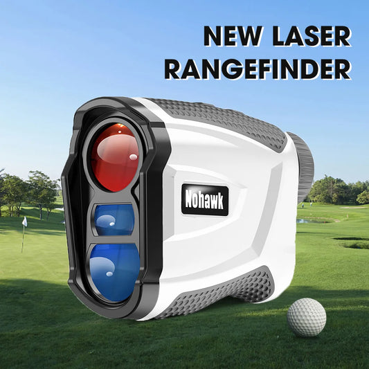 1000yds Golf Rangefinder, M/Y Unit Switching, Flag Lock, Slope Compensation Distance with Magnetic Function for Golf