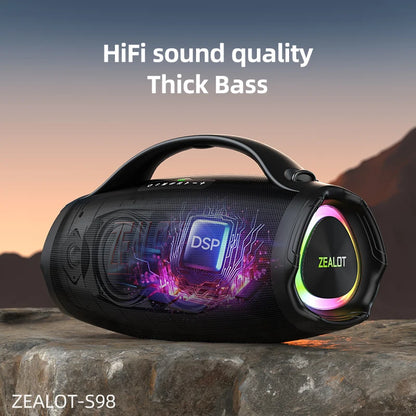 Portable Waterproof 160W Bluetooth Speaker