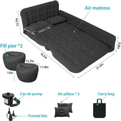 Car Air Mattress with Electric Pump
