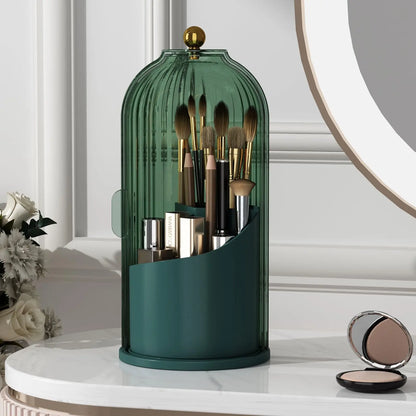 Rotating Makeup Brushes Organizer