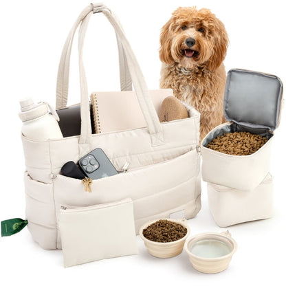 Puffer Dog Travel Bag for Dog Pawents